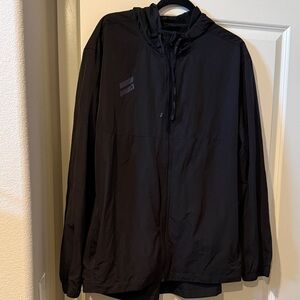 Hurley Men's Black Windbreaker Jacket